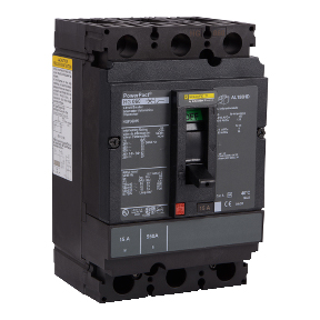 Schneider Electric Molded Case Circuit Breaker; 3-Pole; 125A; 600VAC/250VDC; 35kA @ 480VAC; Lugs - Load End; UL 489